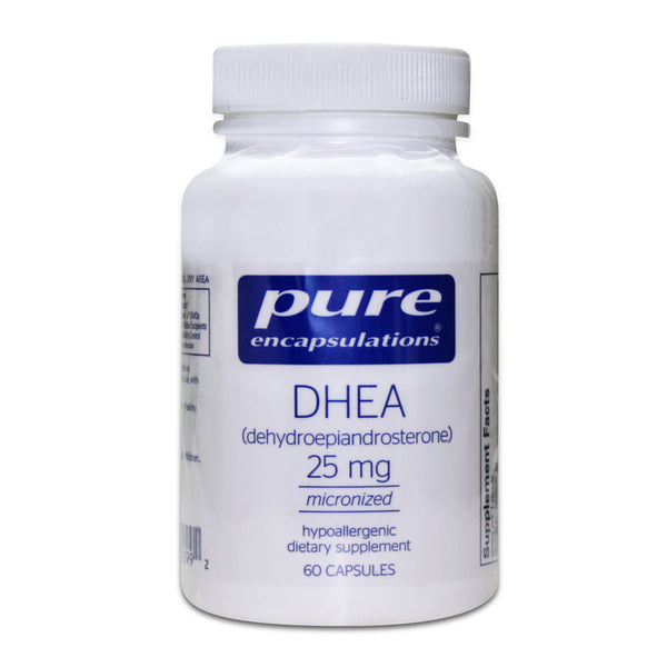 PURE DHEA, 25 MG 60 VEGGIE CAPSULES