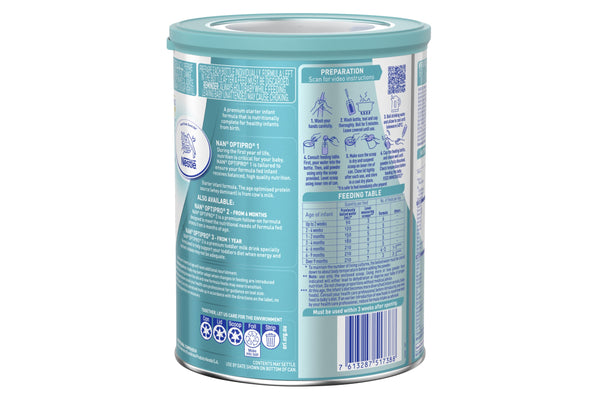 INFANT FORMULA NAN 1 OPTIMAL-PRO 0-6 MONTHS 12.70oz. / 360g