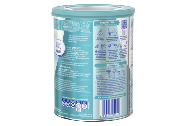 INFANT FORMULA NAN 2 OPTIMAL-PRO 6-12 MONTHS 12.70oz. / 360g